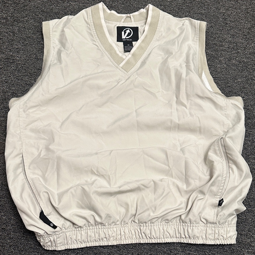 White V-Neck Sleeveless Top